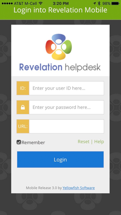 Ảnh chụp màn hình của Revelation Mobile