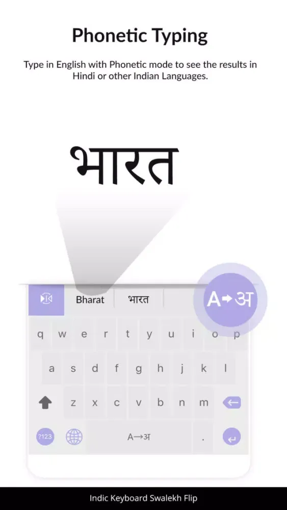 Screenshot di Indic Keyboard Swalekh Flip