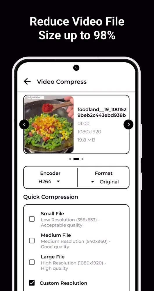 Tangkapan layar Video Compress Convert Reverse
