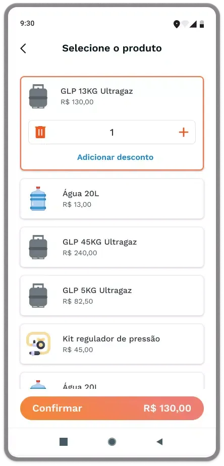 RevGás Entrega应用截图