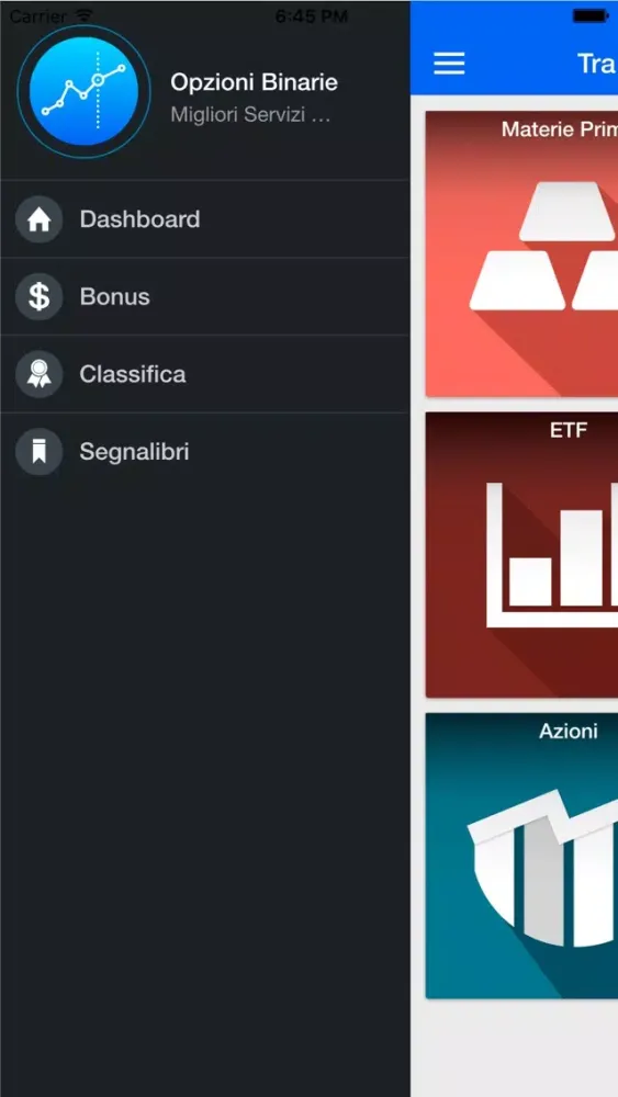 Trading Opzioni Binarie - Azioni, Valute, ETF, Indici, Materie Prime Screenshots