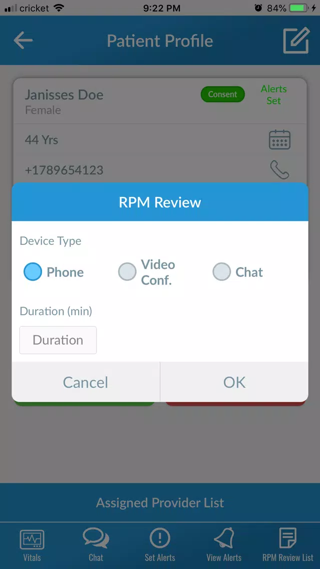 Ảnh chụp màn hình của Virtual Lynk Provider