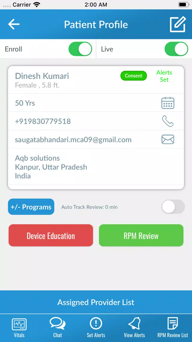 Ảnh chụp màn hình của Virtual Lynk Provider