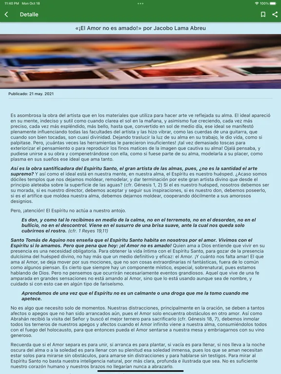Revista Rayo De Luz iPad  Ekran Görüntüleri