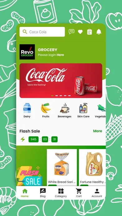 Ảnh chụp màn hình của RevoGROCERY for Online Grocery