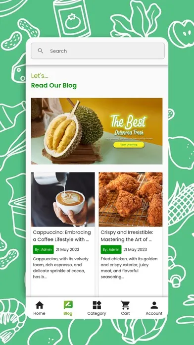 Ảnh chụp màn hình của RevoGROCERY for Online Grocery