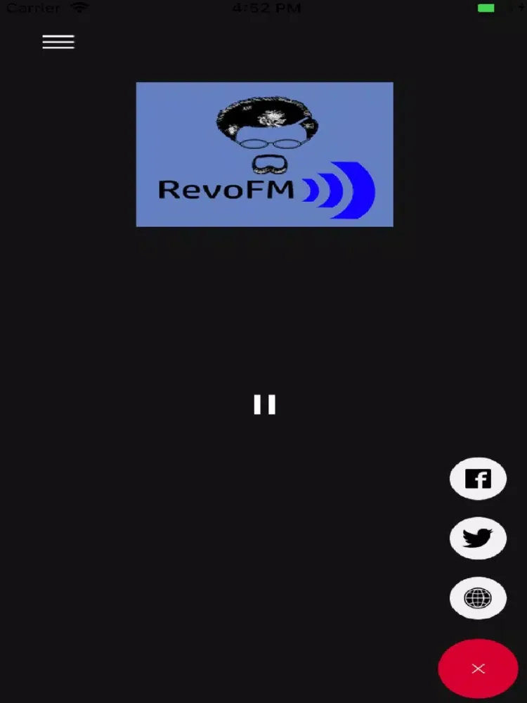 RevoFM iPad 应用截图