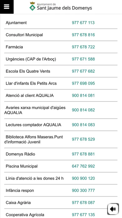 Capturas de tela do Sant Jaume Domenys