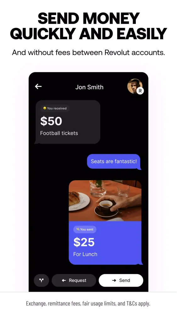 Tangkapan layar Revolut