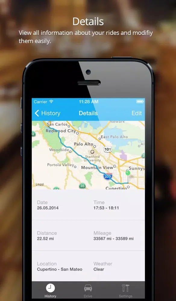 Captures d'écran de LogBook - Manages your rides