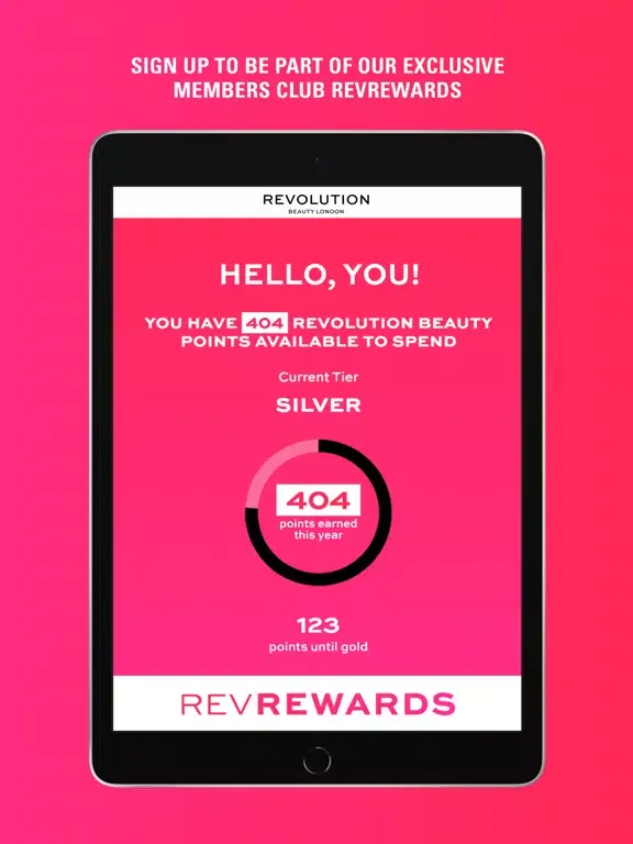 Revolution Beauty iPad  スクリーンショット