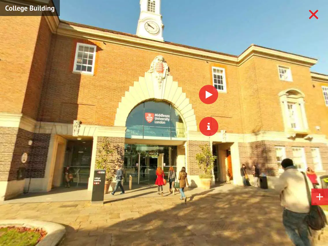 Middlesex Uni Virtual Tour iPad  سکرین شاٹس
