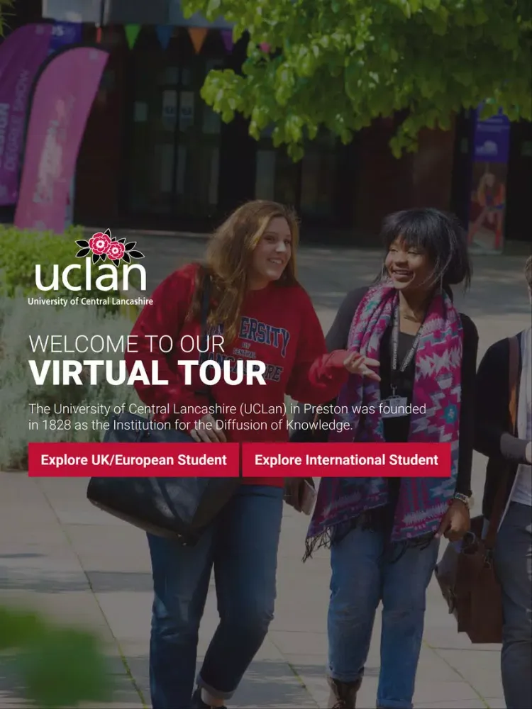 UCLan Virtual Experience iPad  سکرین شاٹس