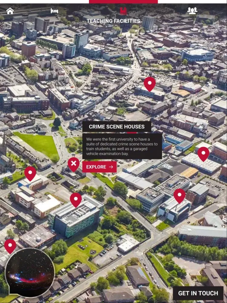 UCLan Virtual Experience iPad  سکرین شاٹس