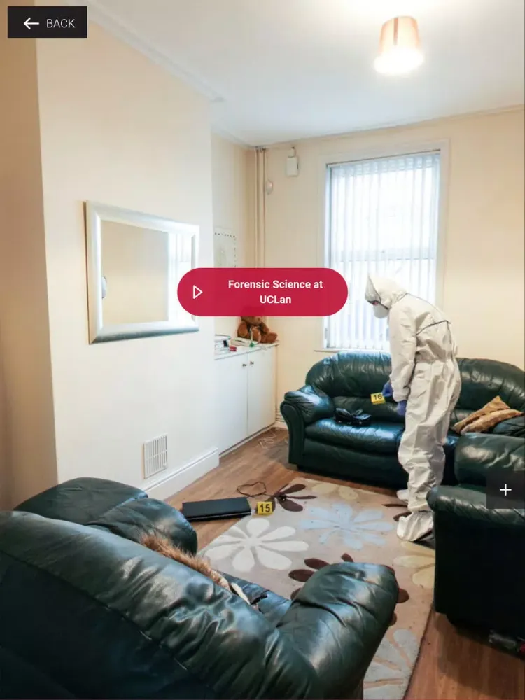 UCLan Virtual Experience iPad  سکرین شاٹس