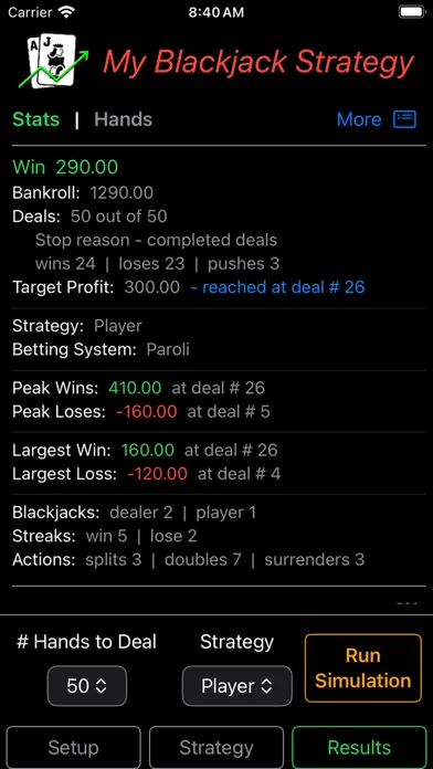 My Blackjack Strategy应用截图