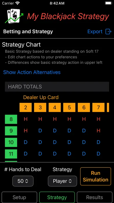 My Blackjack Strategy应用截图
