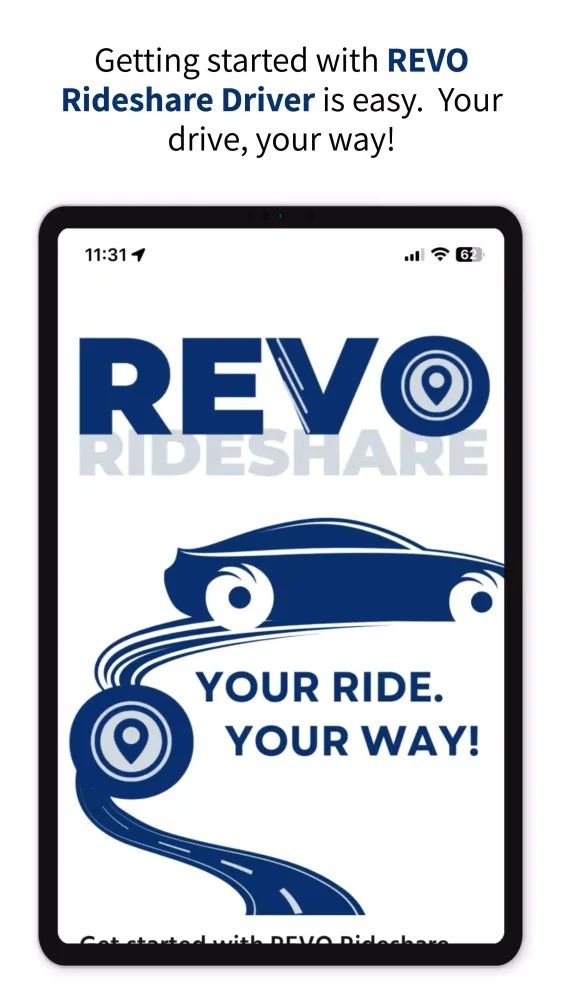 Capturas de tela do REVO Rideshare Driver
