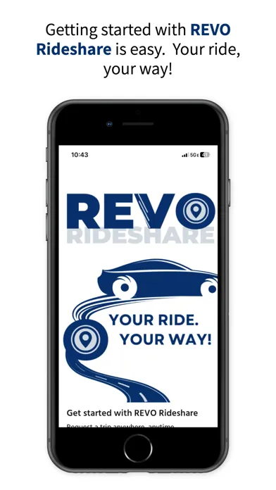 Capturas de pantalla de REVO Rideshare