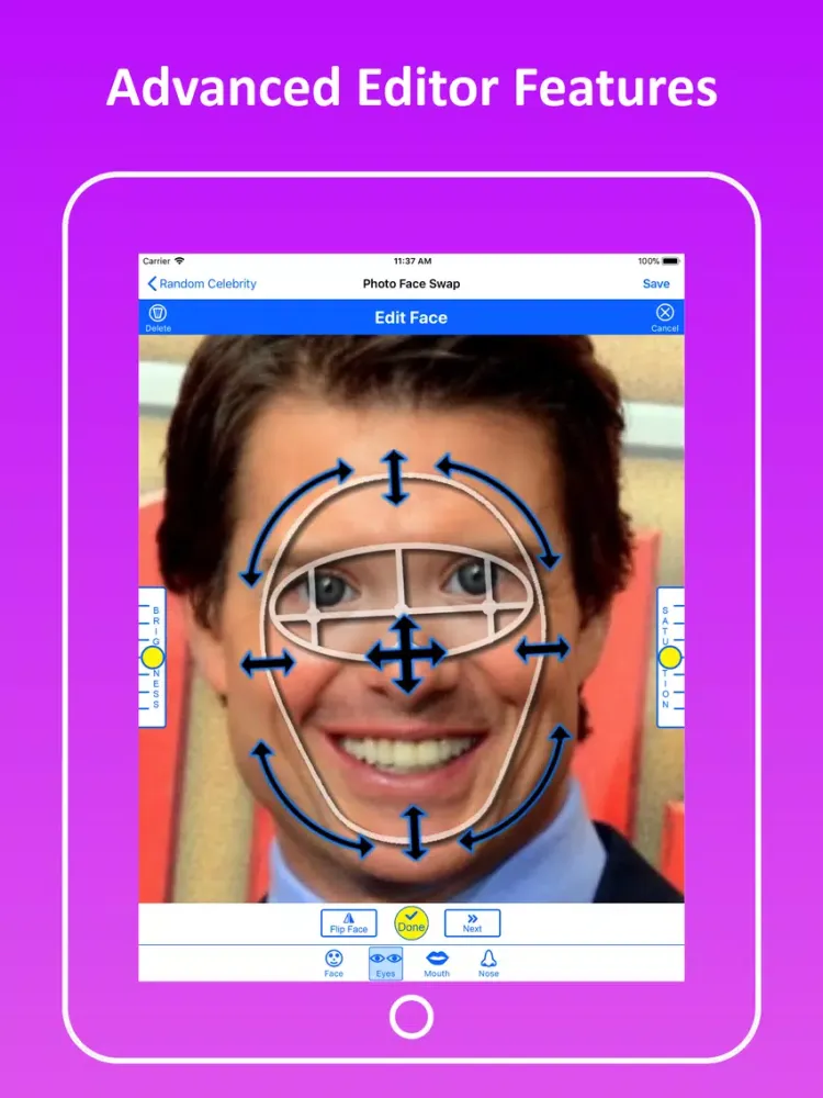 Скриншоты Face Swap Photo Editor iPad 