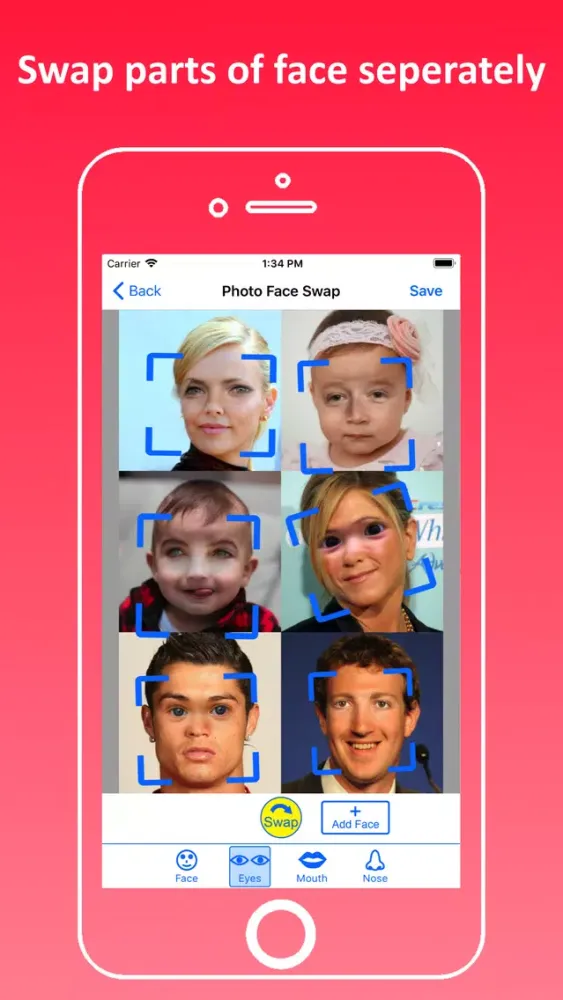Скриншоты Face Swap Photo Editor