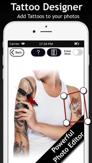 Скриншоты Tattoo Designer Ink Yourself