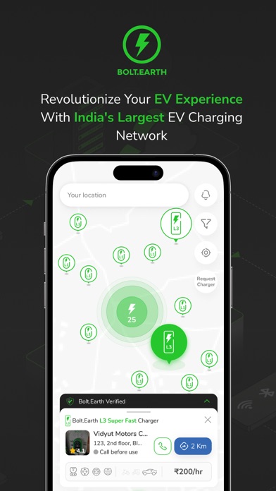 Zrzuty ekranu Bolt.Earth - EV Charging App