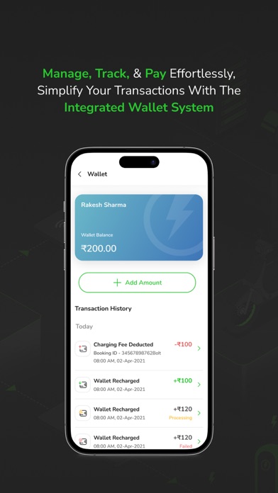 Zrzuty ekranu Bolt.Earth - EV Charging App