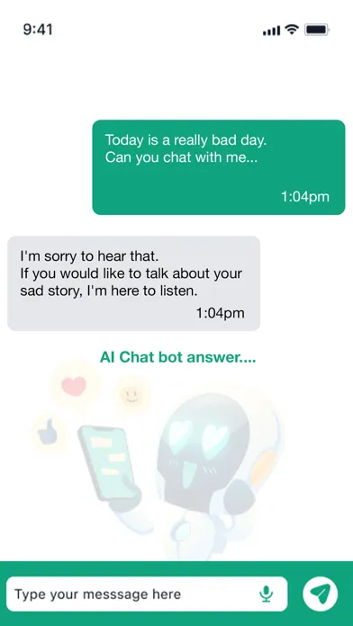 تصاویر Chat with AI Bots