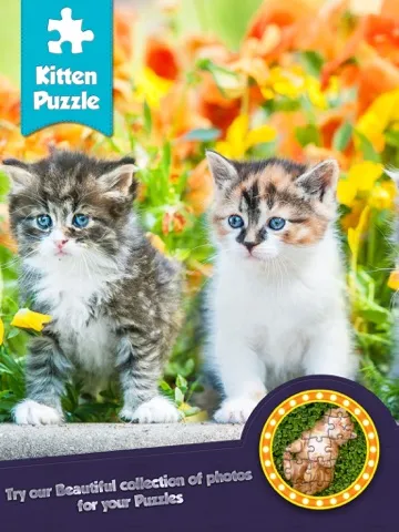 Jigsaw Cutest Kitten Ever Puzzle Puzz - Play To Enjoy iPad  स्क्रीनशॉट
