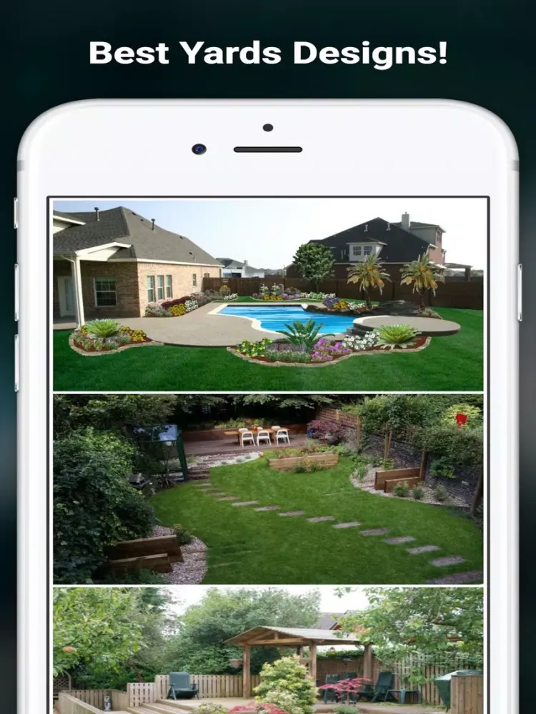 Yard & Garden designs Ideas with landscaping iPad  Screenshots