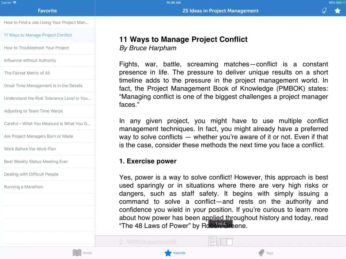 MBA Series: Project Management iPad  स्क्रीनशॉट