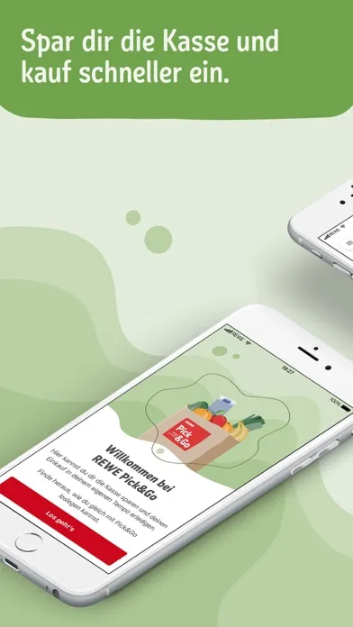 Ảnh chụp màn hình của REWE Pick&Go