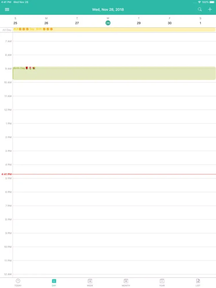 Tangkapan layar ShiftView - Shift Calender app iPad 