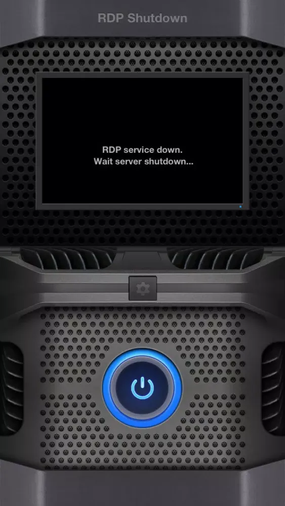 Tangkapan layar RDP Shutdown