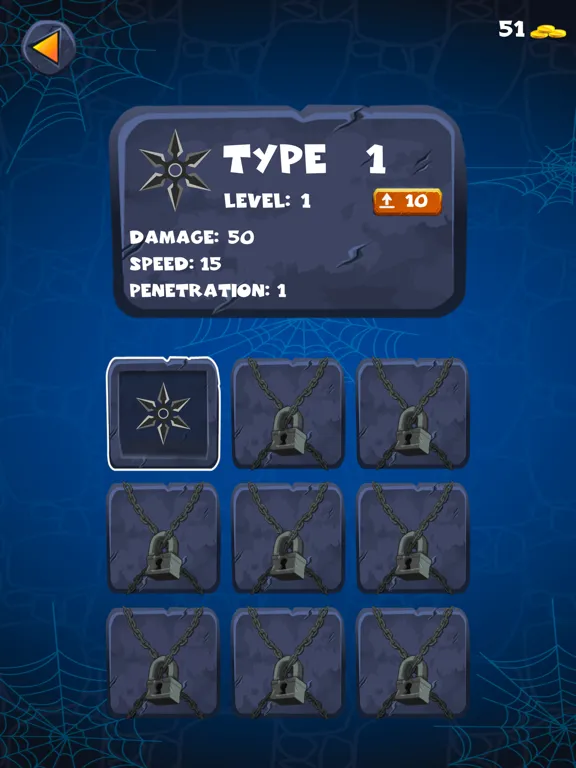 Tangkapan skrin Ninja and Zombies iPad 