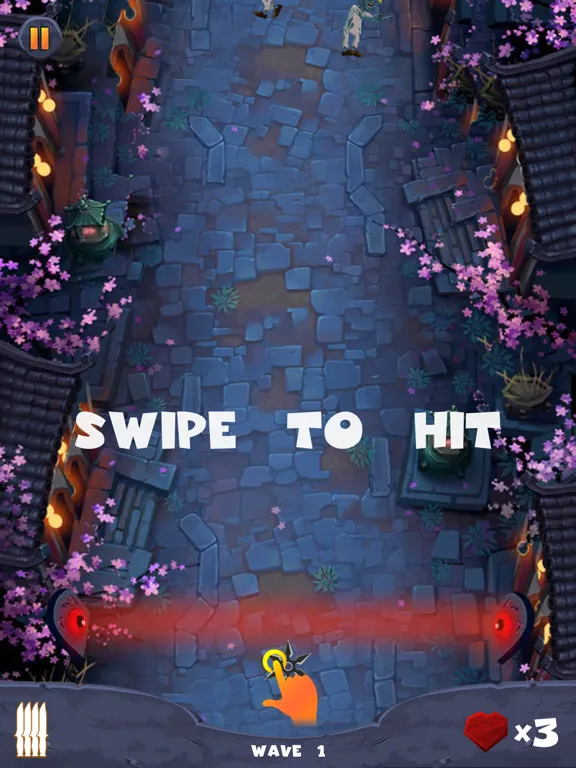 Tangkapan skrin Ninja and Zombies iPad 