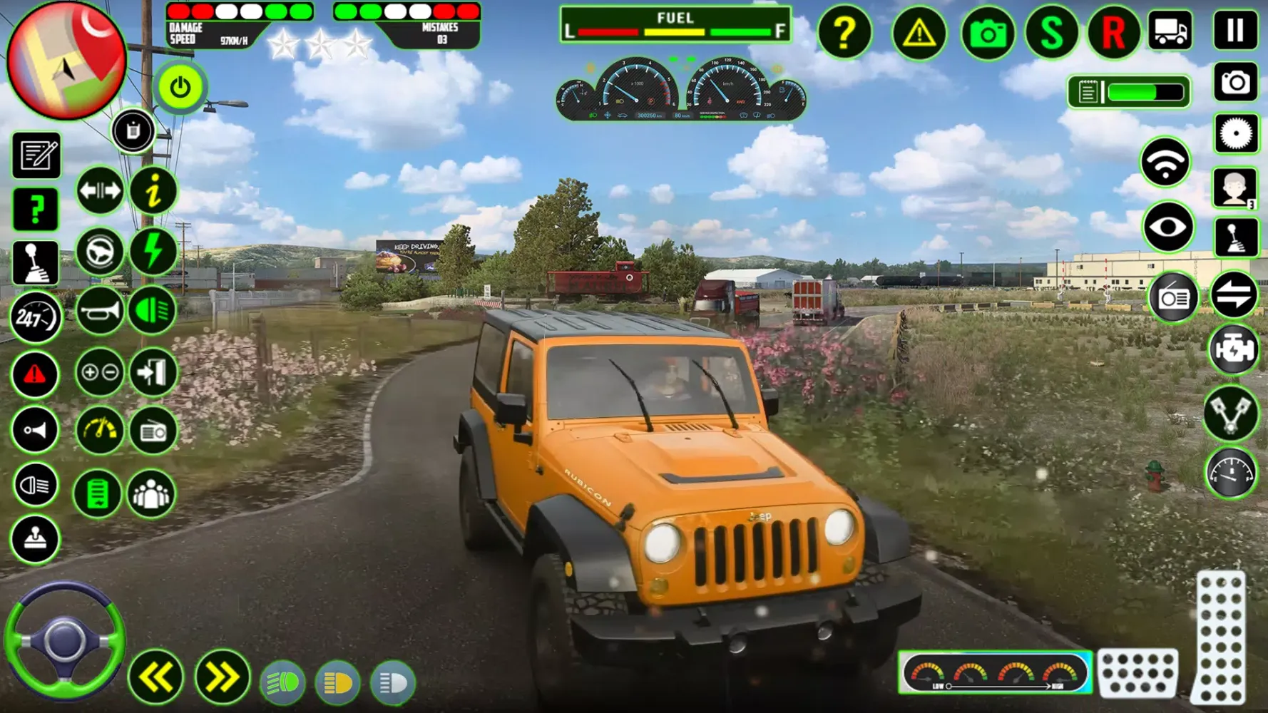 Capturas de tela do Offroad Jeep Driving Sim 3D