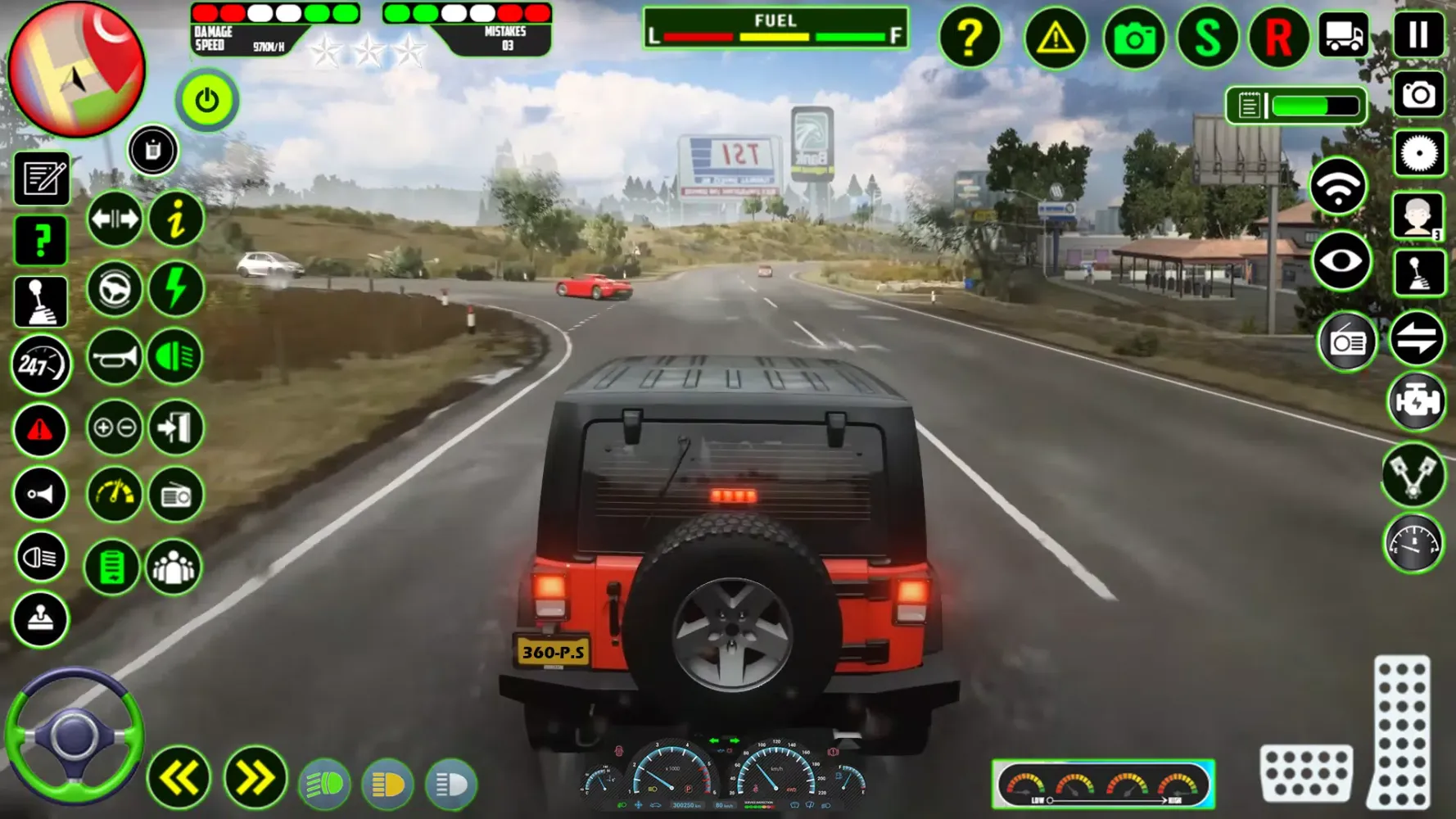 Capturas de tela do Offroad Jeep Driving Sim 3D