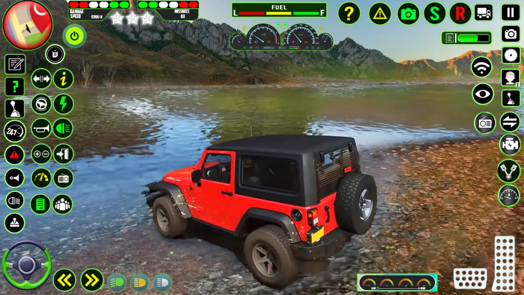 Capturas de tela do Offroad Jeep Driving Sim 3D