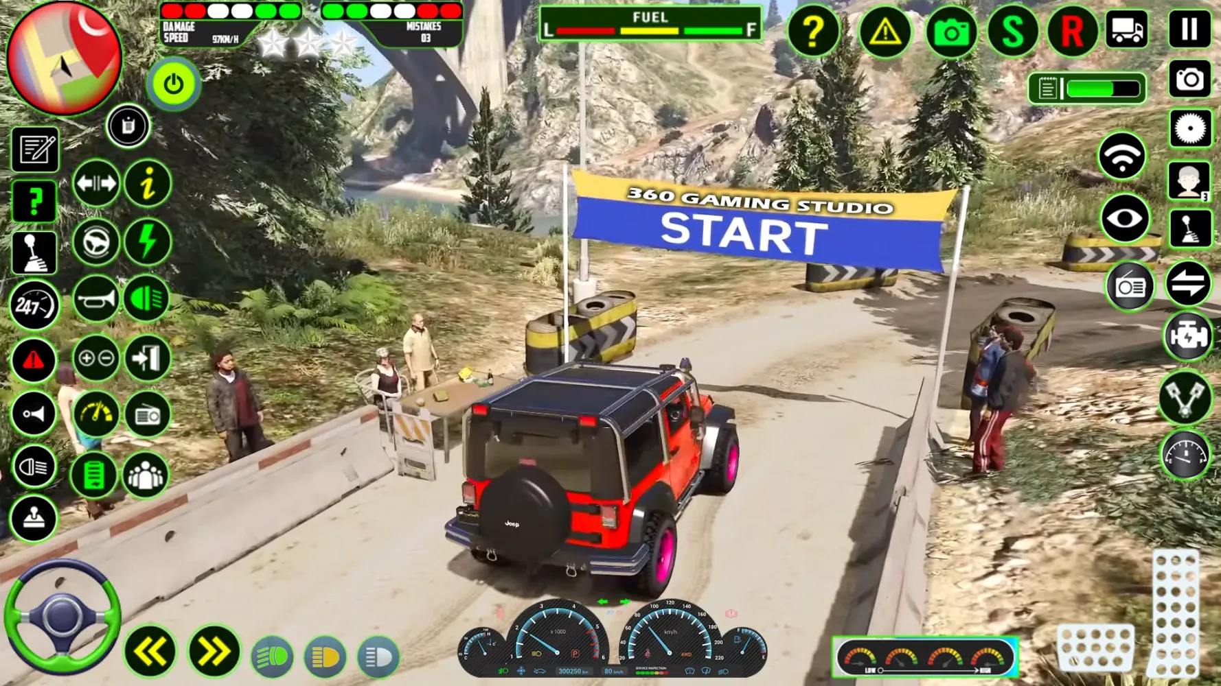 Capturas de tela do Offroad Jeep Driving Sim 3D