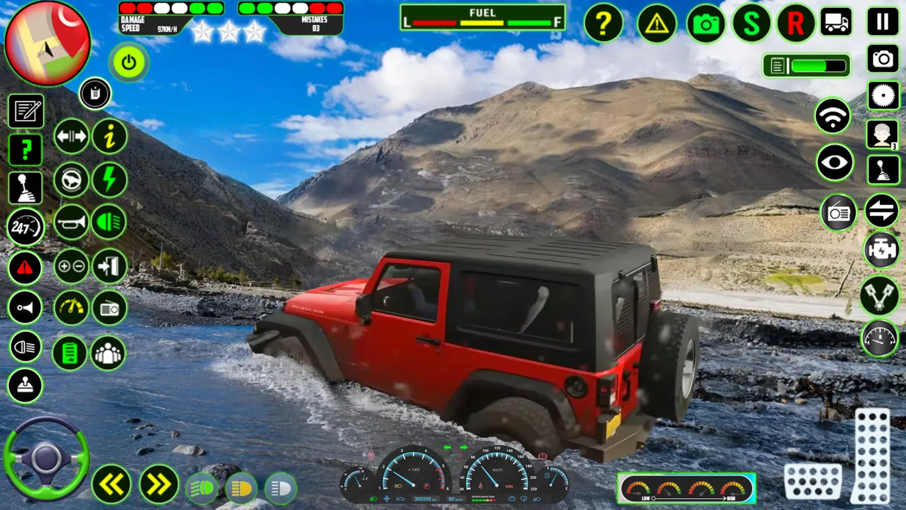 Capturas de tela do Offroad Jeep Driving Sim 3D