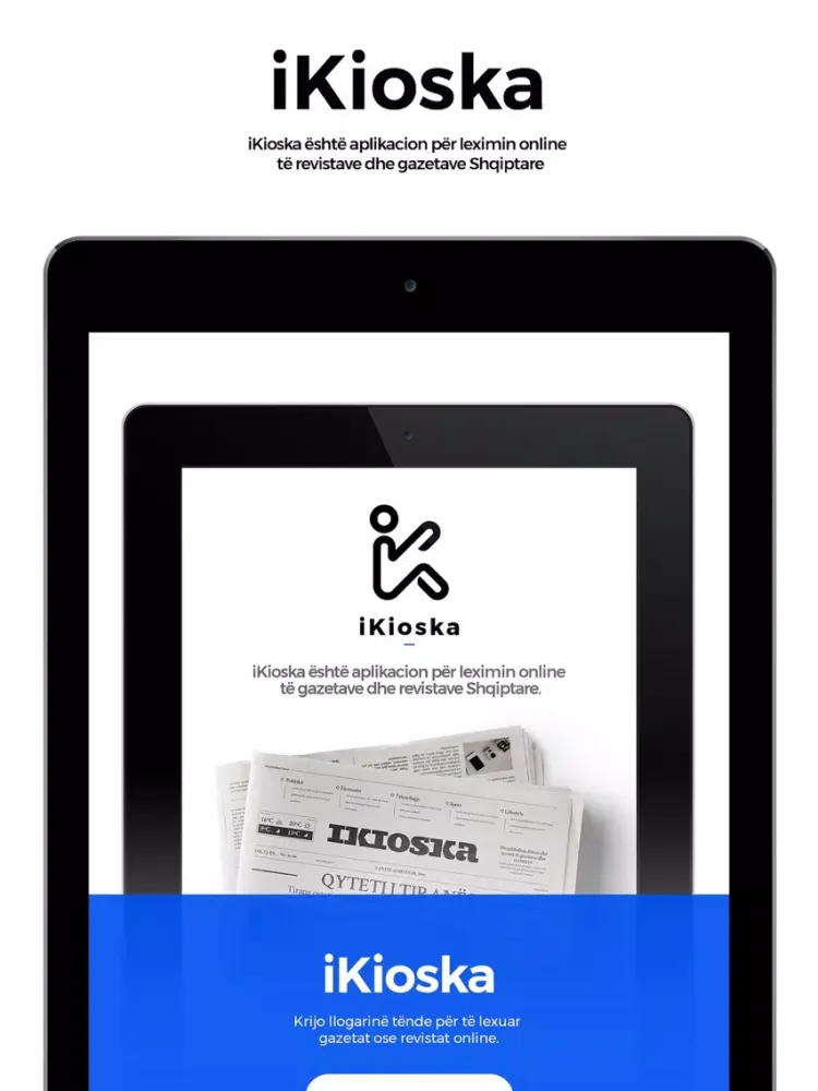 Screenshot di iKioska iPad 