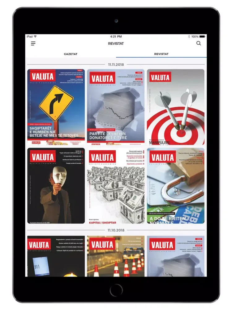 Screenshot di iKioska iPad 