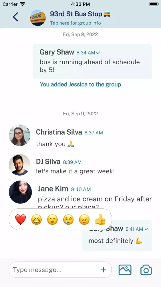 Huddle - Chat App for Parents スクリーンショット