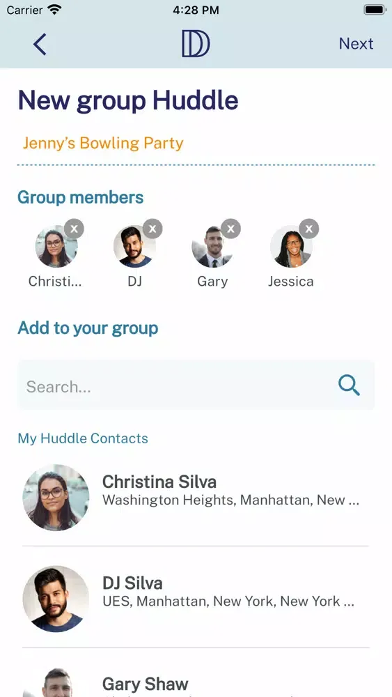 Huddle - Chat App for Parents スクリーンショット