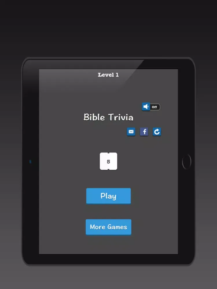 Bible Trivia - Test Your Knowledge Of The Bible iPad  Screenshots