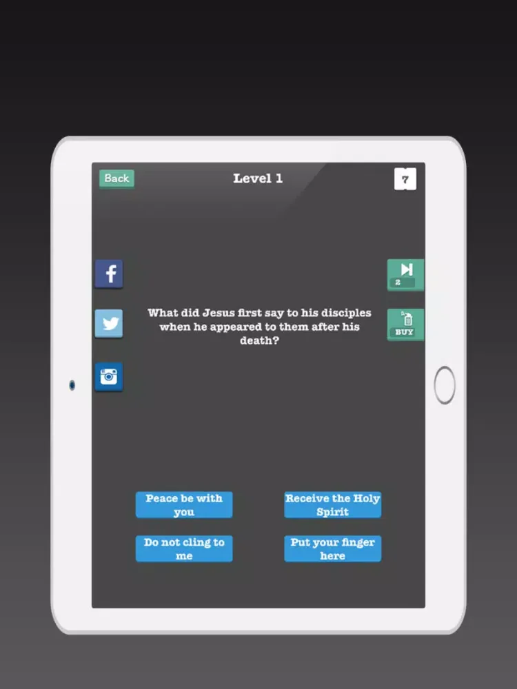 Bible Trivia - Test Your Knowledge Of The Bible iPad  Screenshots