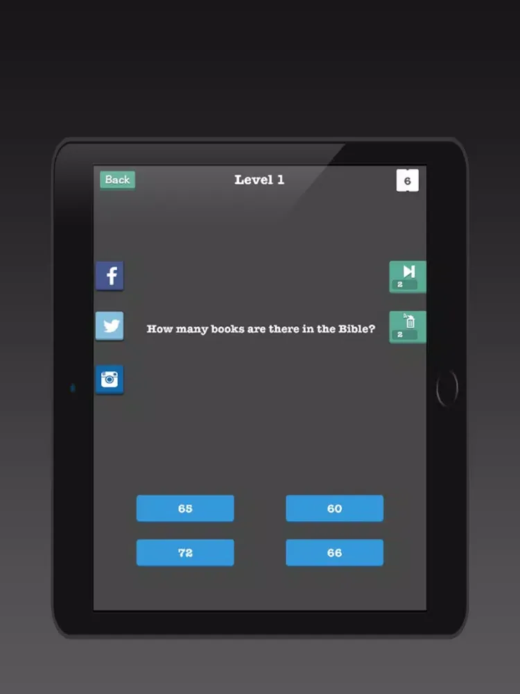 Bible Trivia - Test Your Knowledge Of The Bible iPad  Screenshots