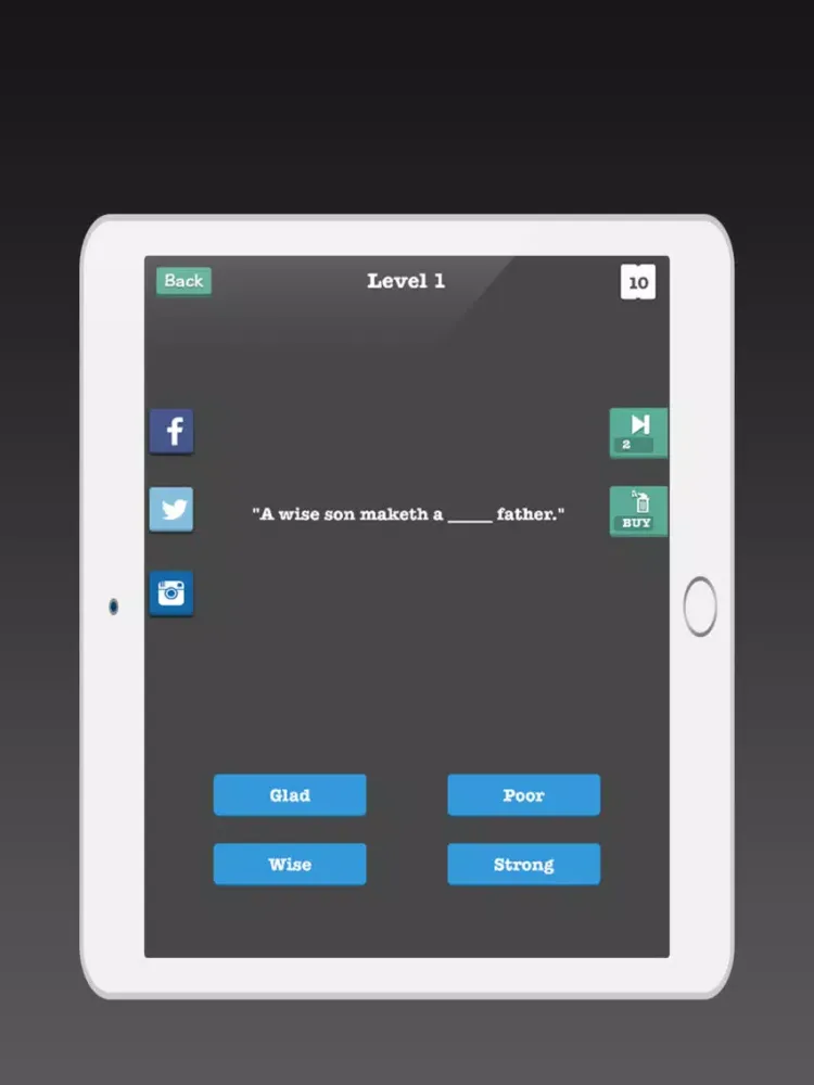 Bible Trivia - Test Your Knowledge Of The Bible iPad  Screenshots